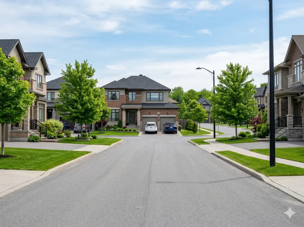 Barrhaven neighbourhood Ottawa homes streets and residential area