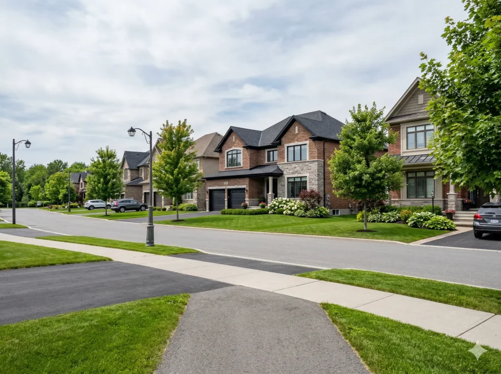 Metcalfe neighbourhood Ottawa homes streets and residential area
